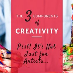 3 Components of Creativity (infographic)